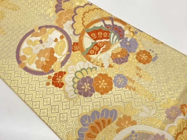 JAPANESE FUKURO OBI / SAGANISHIKI / WOVEN PINE